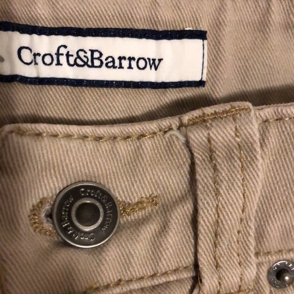 Croft & Barrow Jeans size 8 Short/Petite tan - Picture 6 of 13